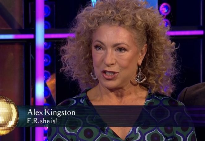 Alex Kingston on Strictly